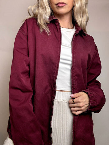 Veste en coton bordeaux CARHARTT XL vintage