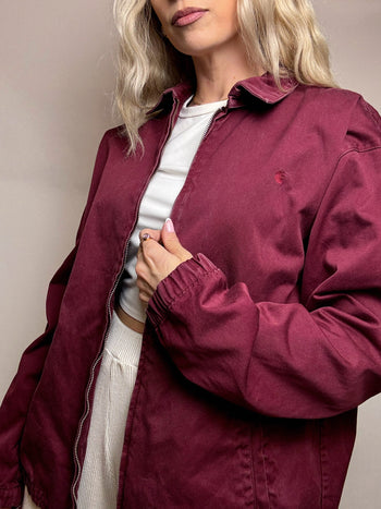 Veste en coton bordeaux CARHARTT XL vintage