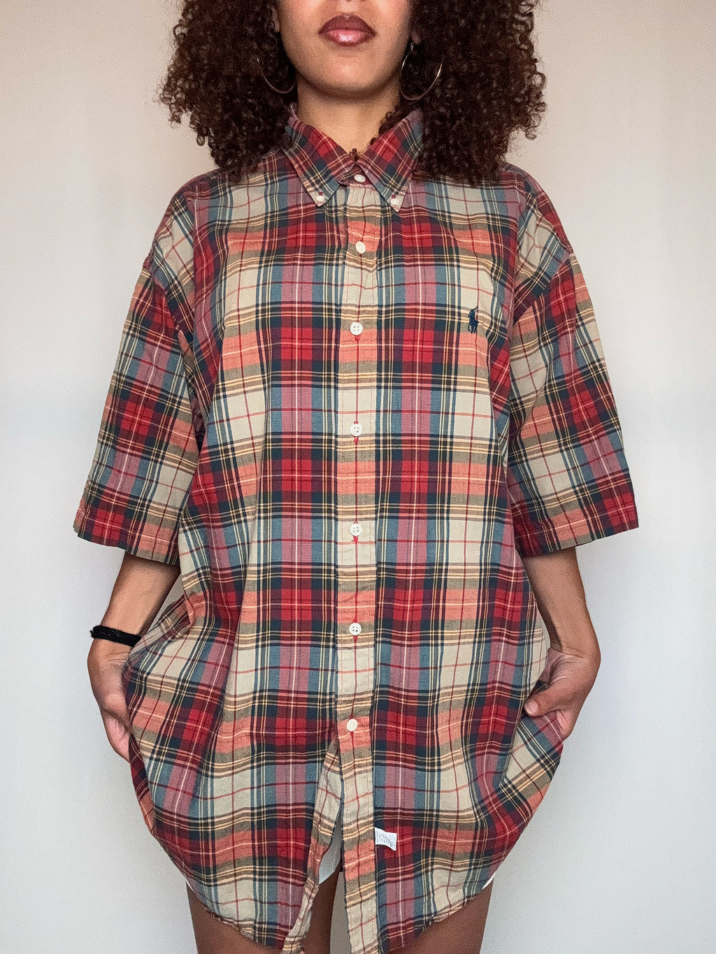 Chemise à carreaux Ralph Lauren XL vintage