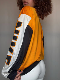 Jacke Nike orange und braun L Vintage