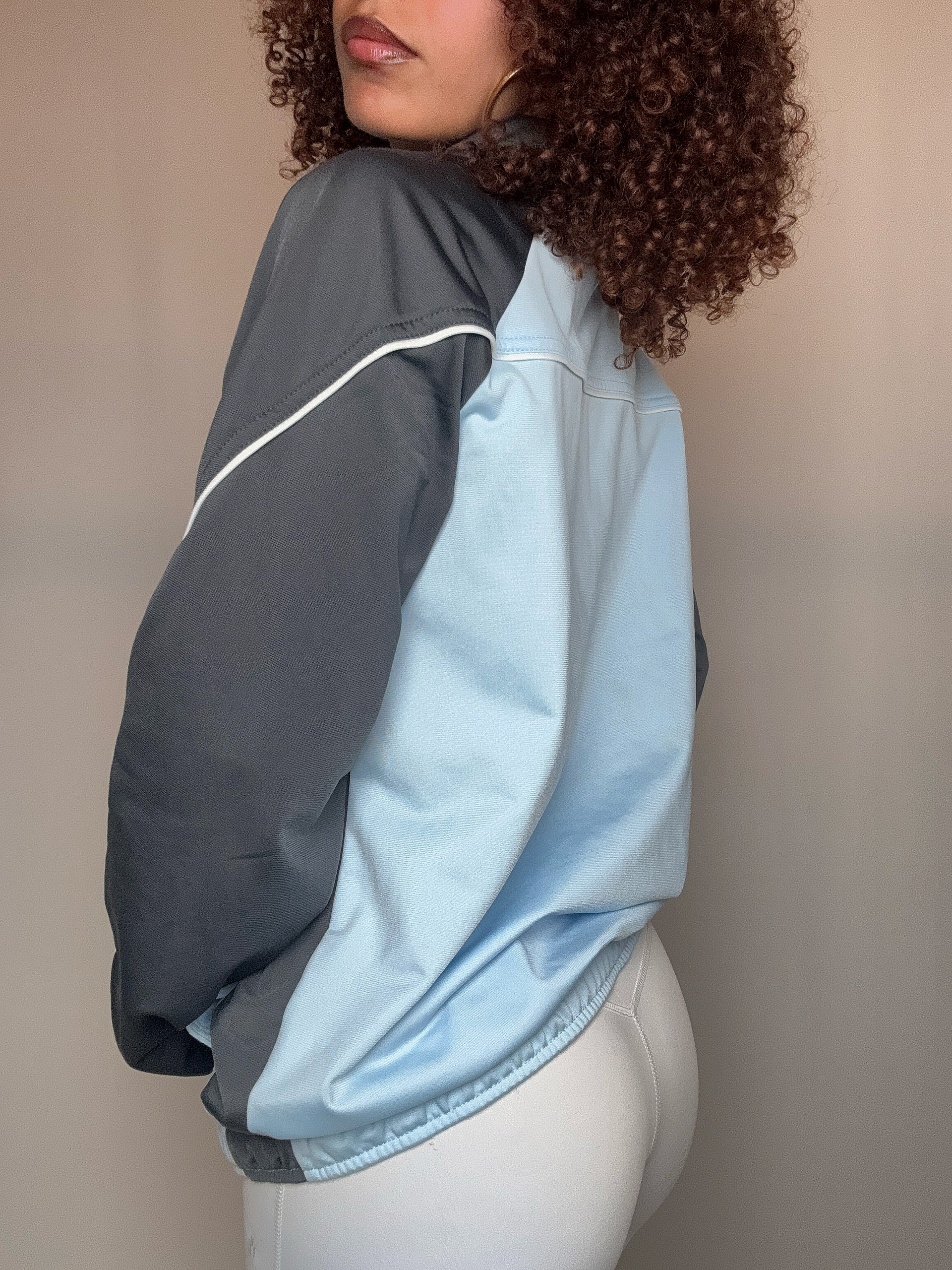 Jacket nike bleu et gris M/L vintage