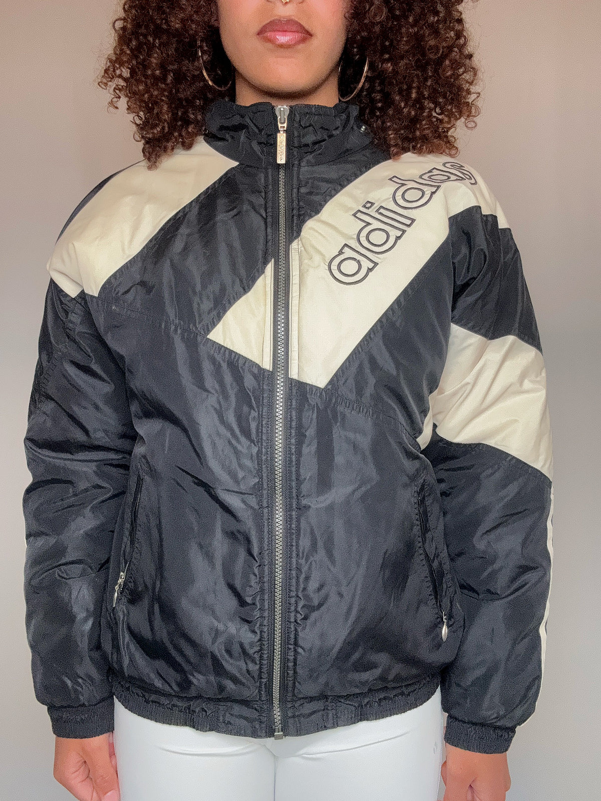 Veste bomber adidas L vintage