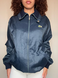 Veste bomber marine Lacoste L vintage