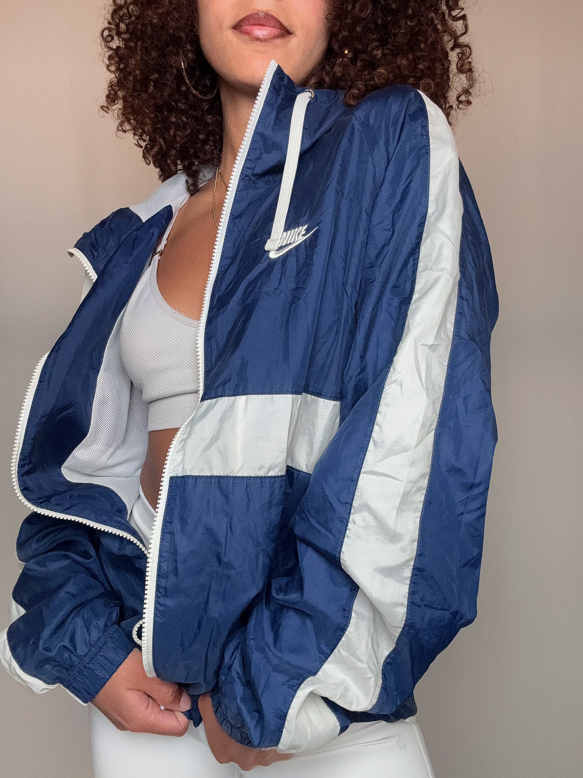 Wintbreaker marine adidas S vintage