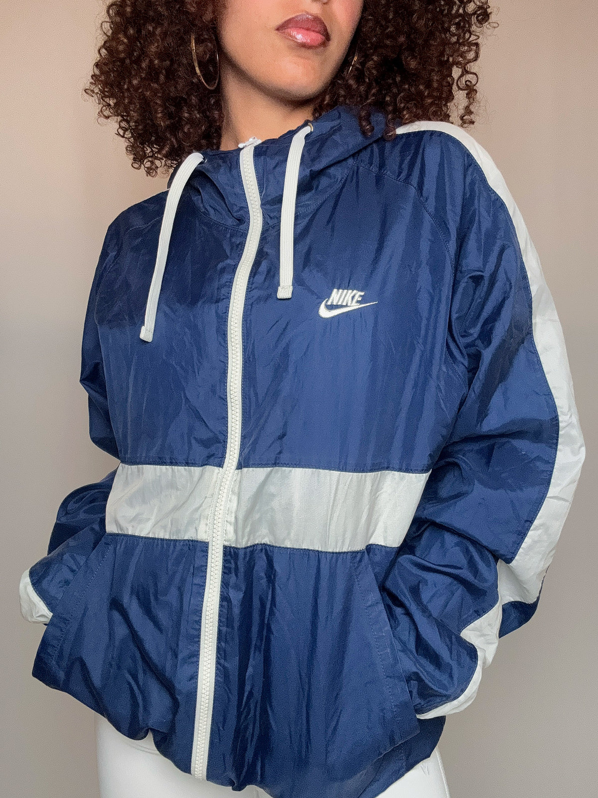 Wintbreaker marine adidas S vintage