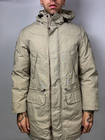 Parka mi longue puffy beige NAPAPIJRI S Vintage