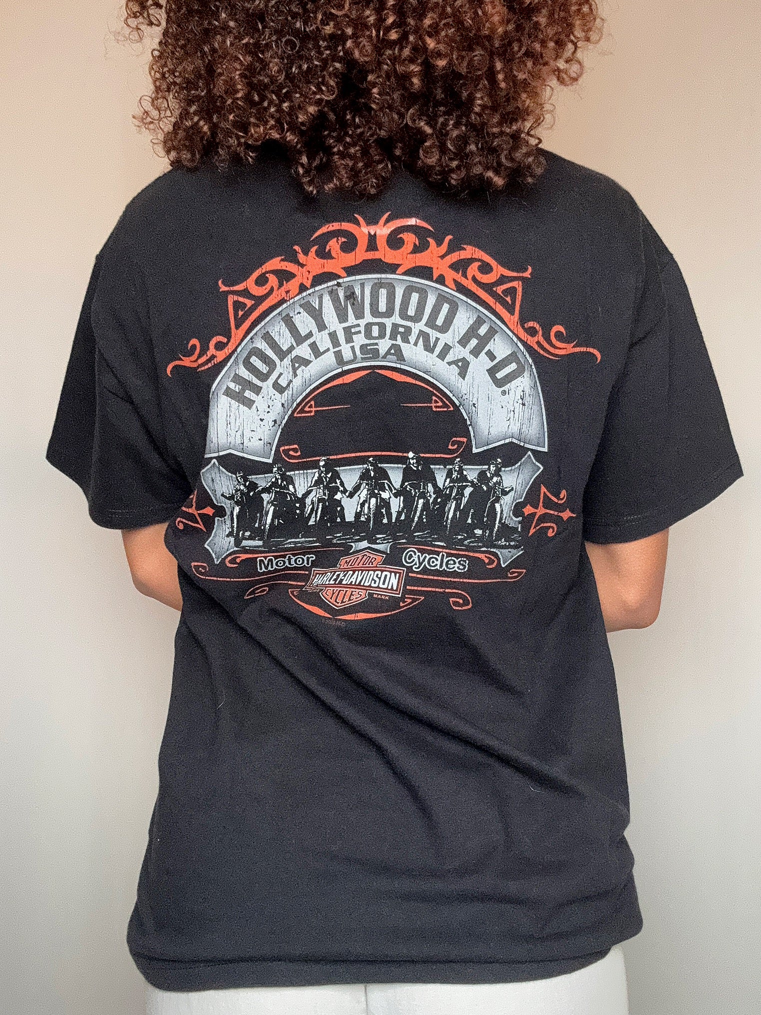 Tshirt noir Harley Davidson M vintage