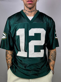 Vintage NFL Grünes American Football Trikot L