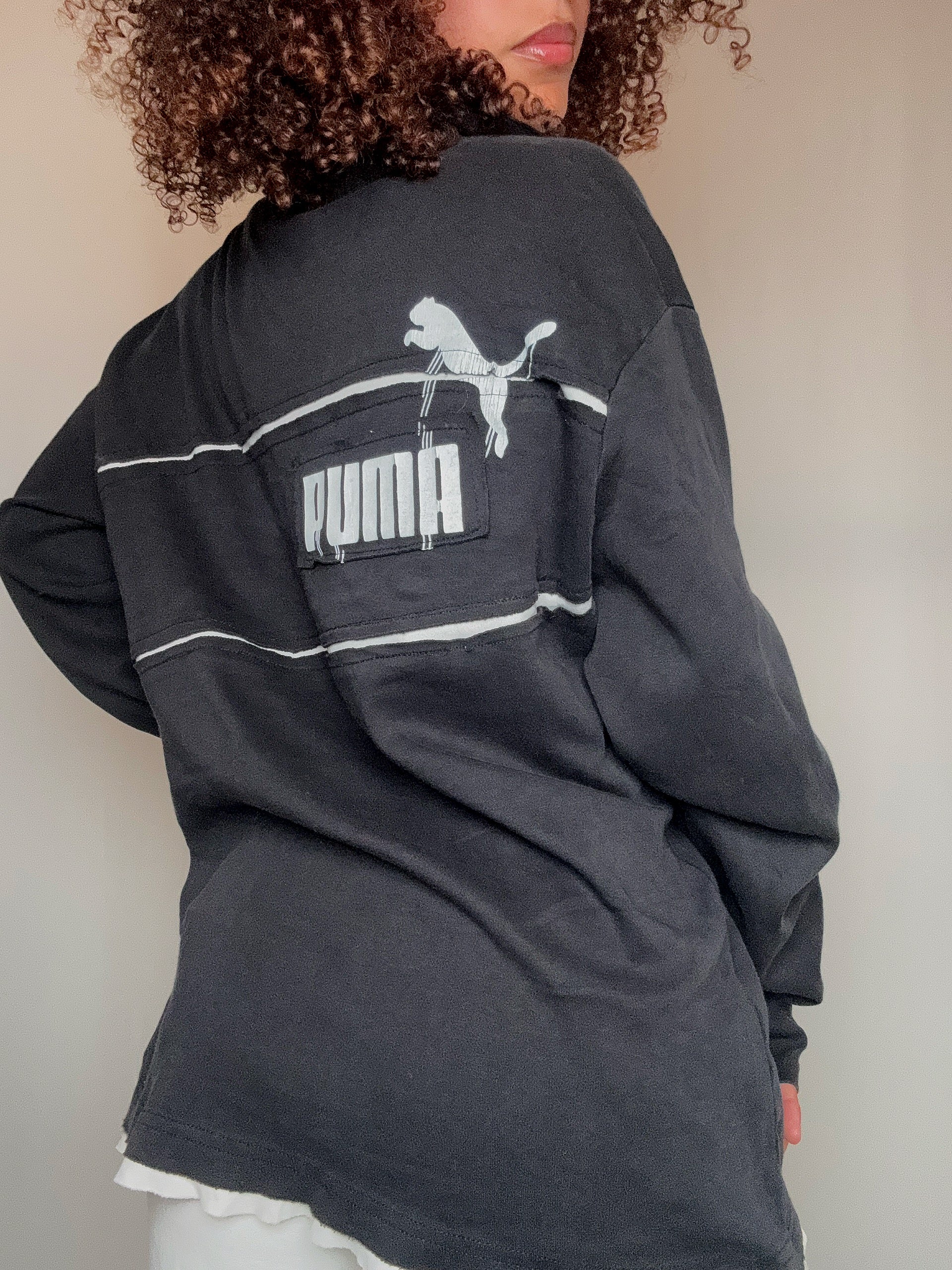 Polo manche longue Puma XL vintage