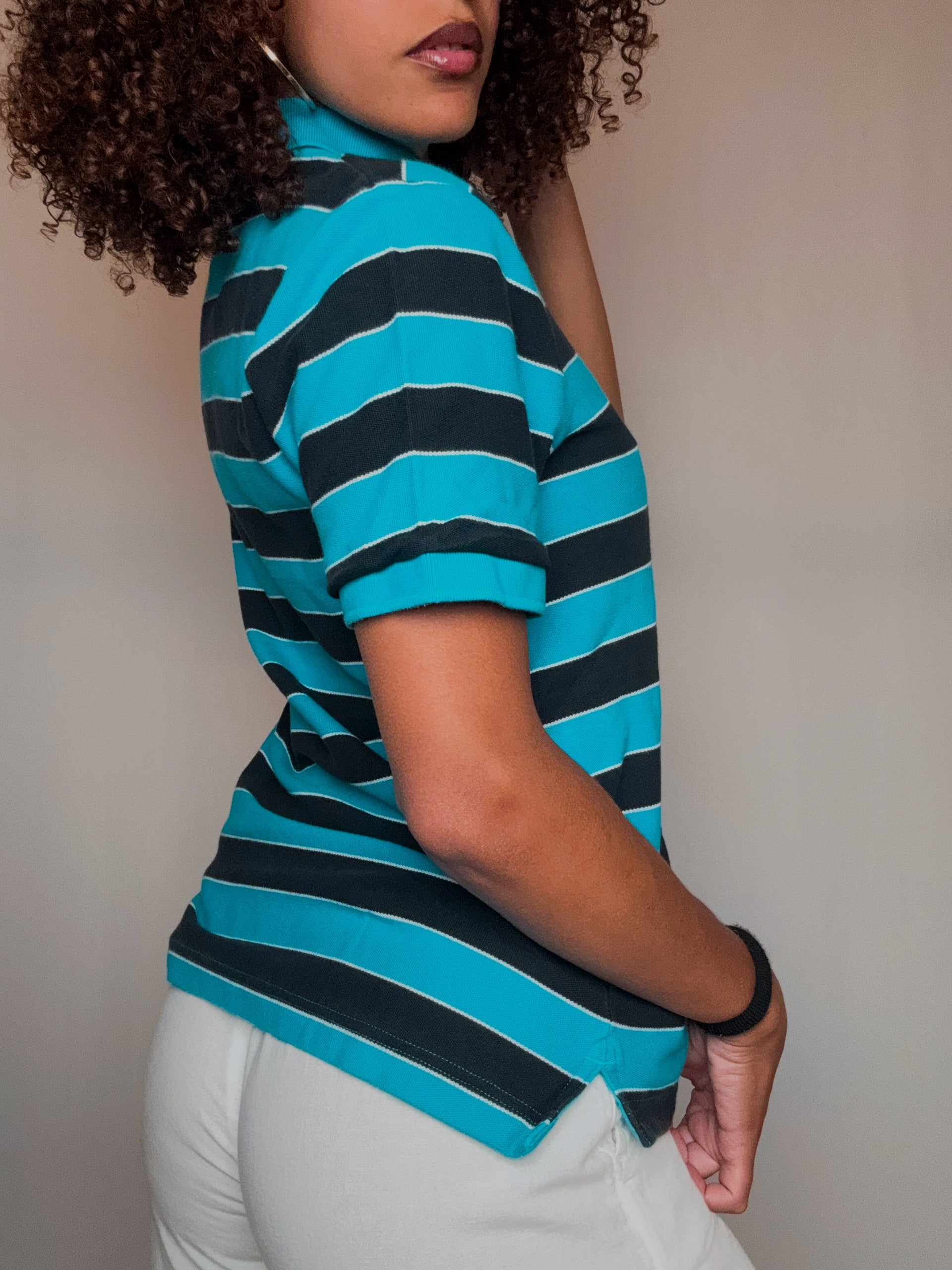 Polo rayé Nike S/M vintage