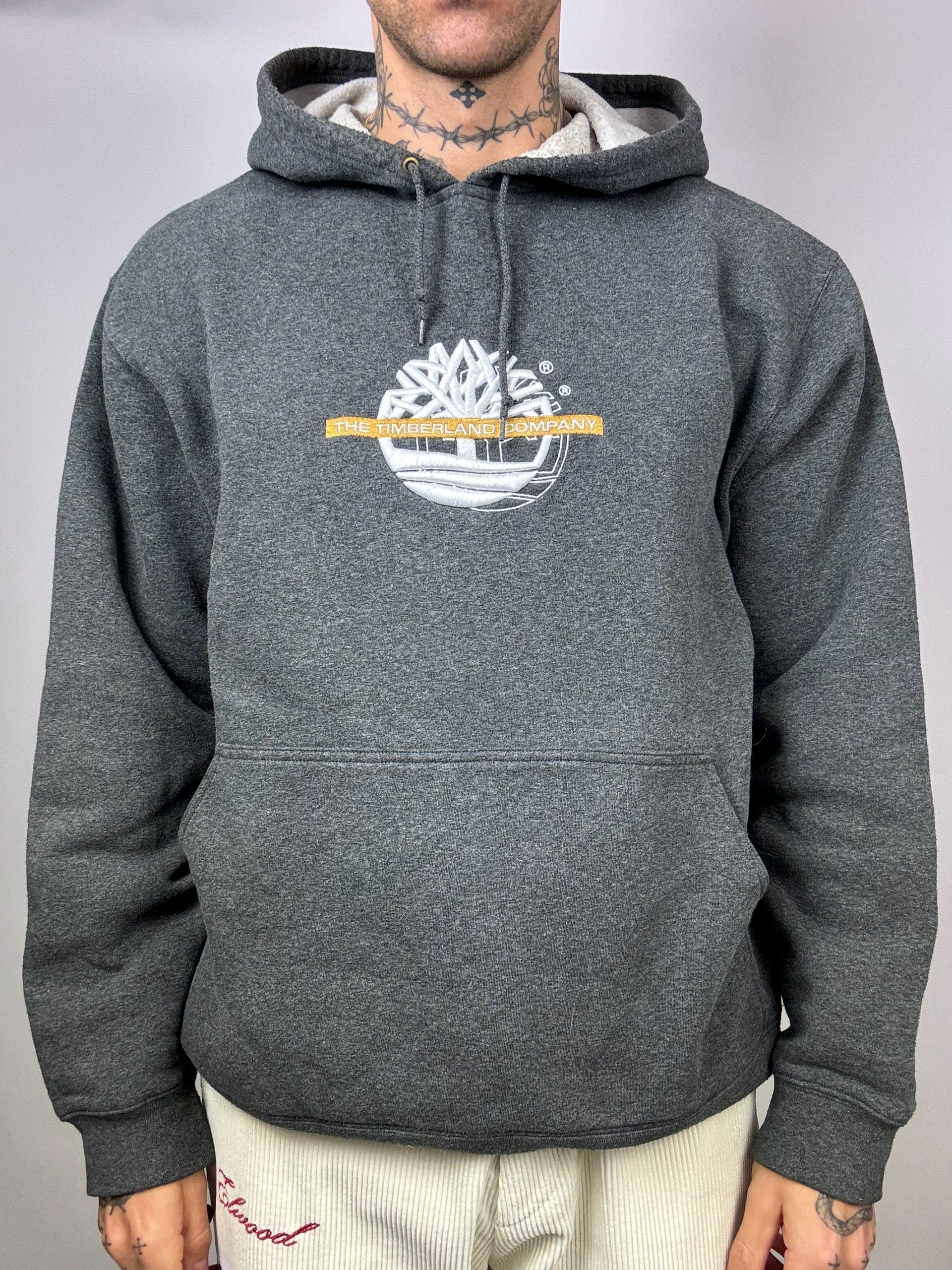 Sweat à capuche gris foncé TIMERLAND XL Vintage
