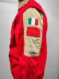 Vintage FERRARI L rote Rennjacke
