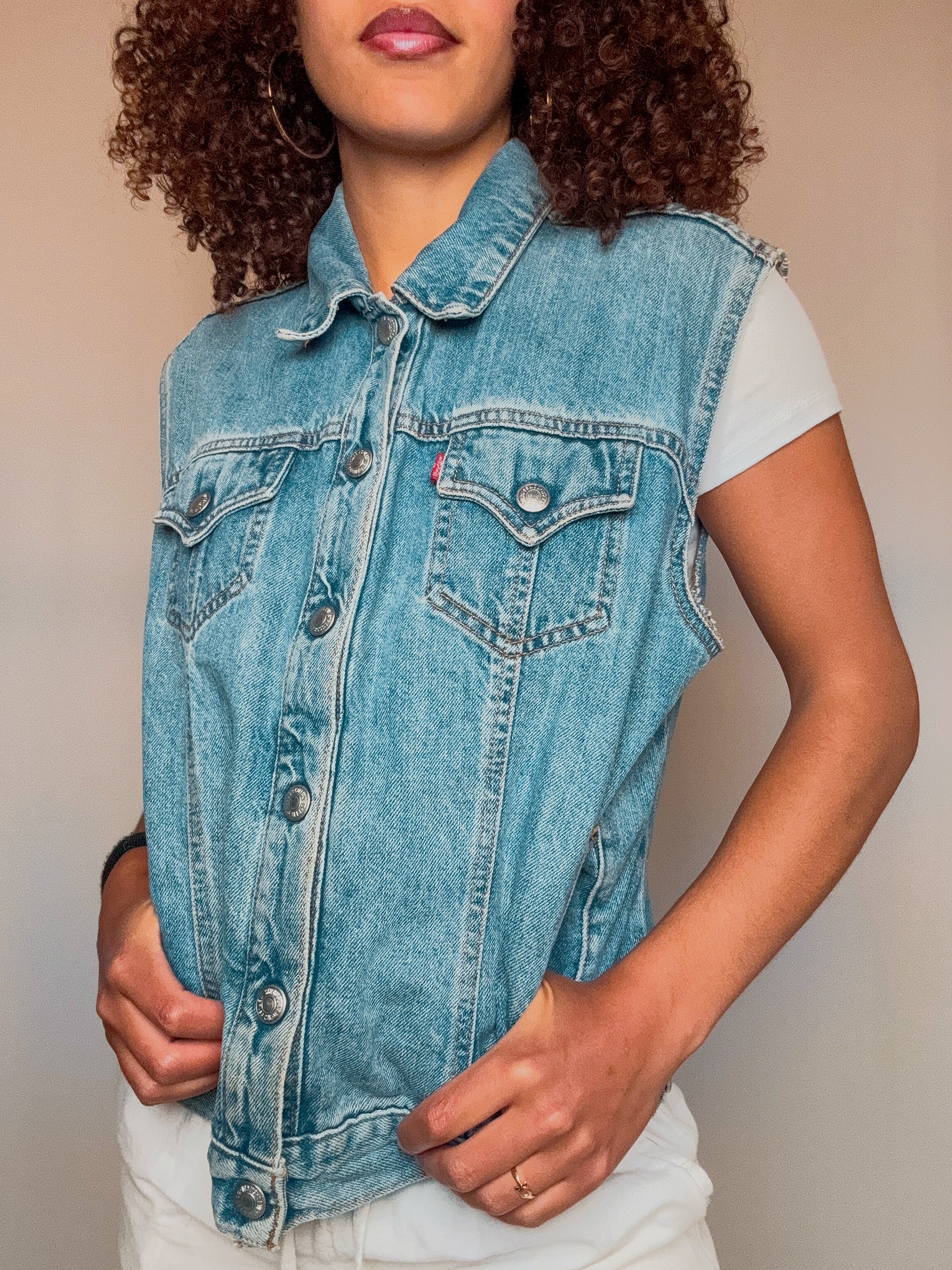 Gilet en denim Levi's L vintage