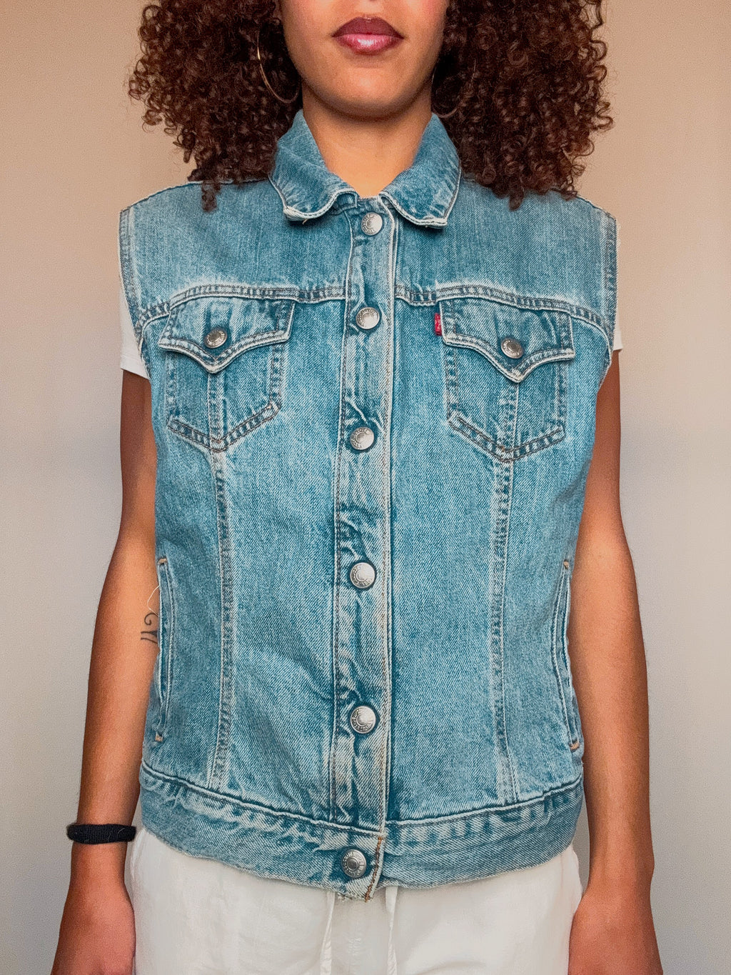 Gilet en denim Levi's L vintage
