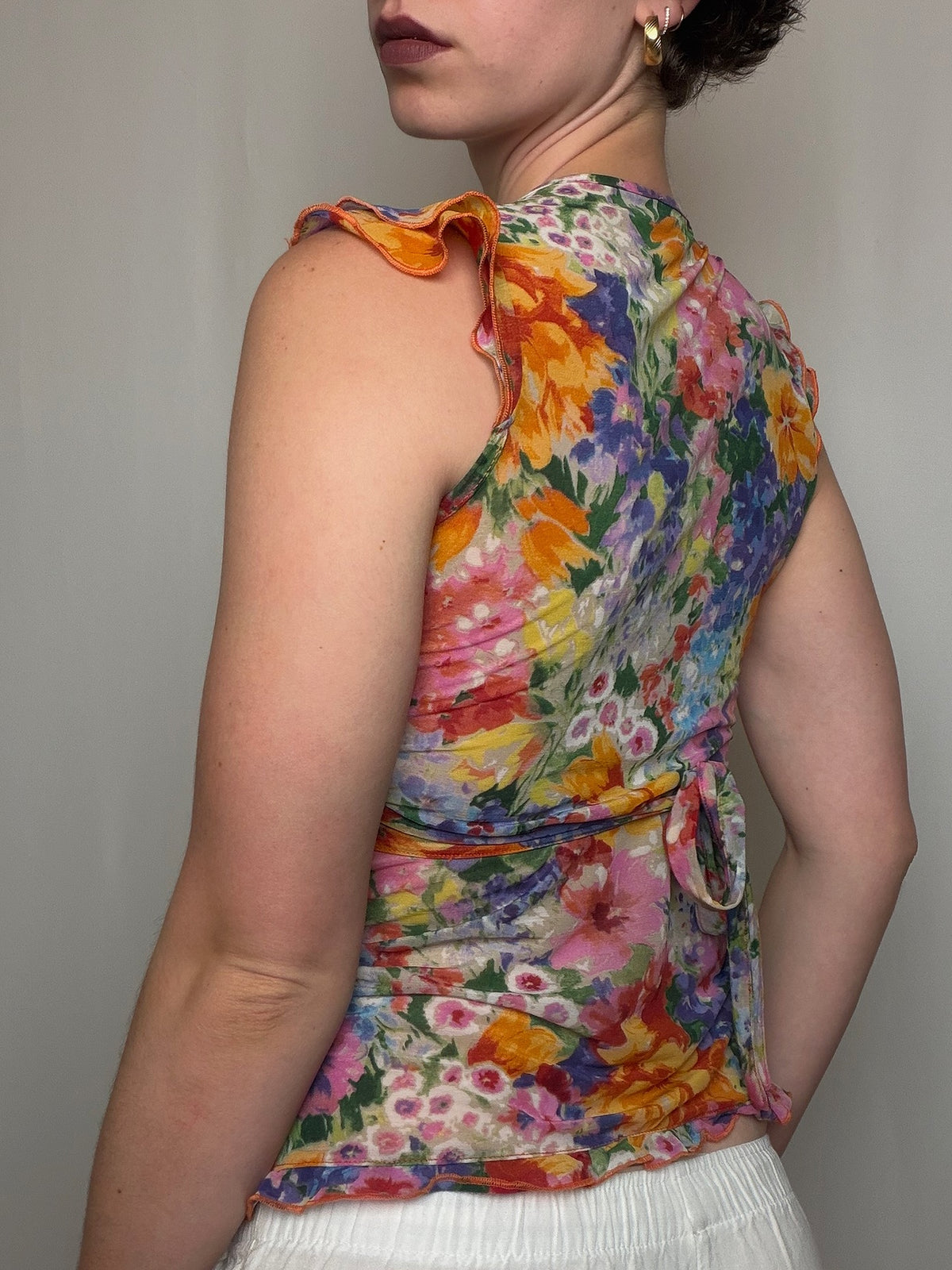 Top multicolore NafNaf M vintage