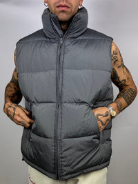 Vintage XL gray puffy vest