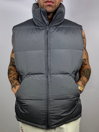 Vintage XL gray puffy vest