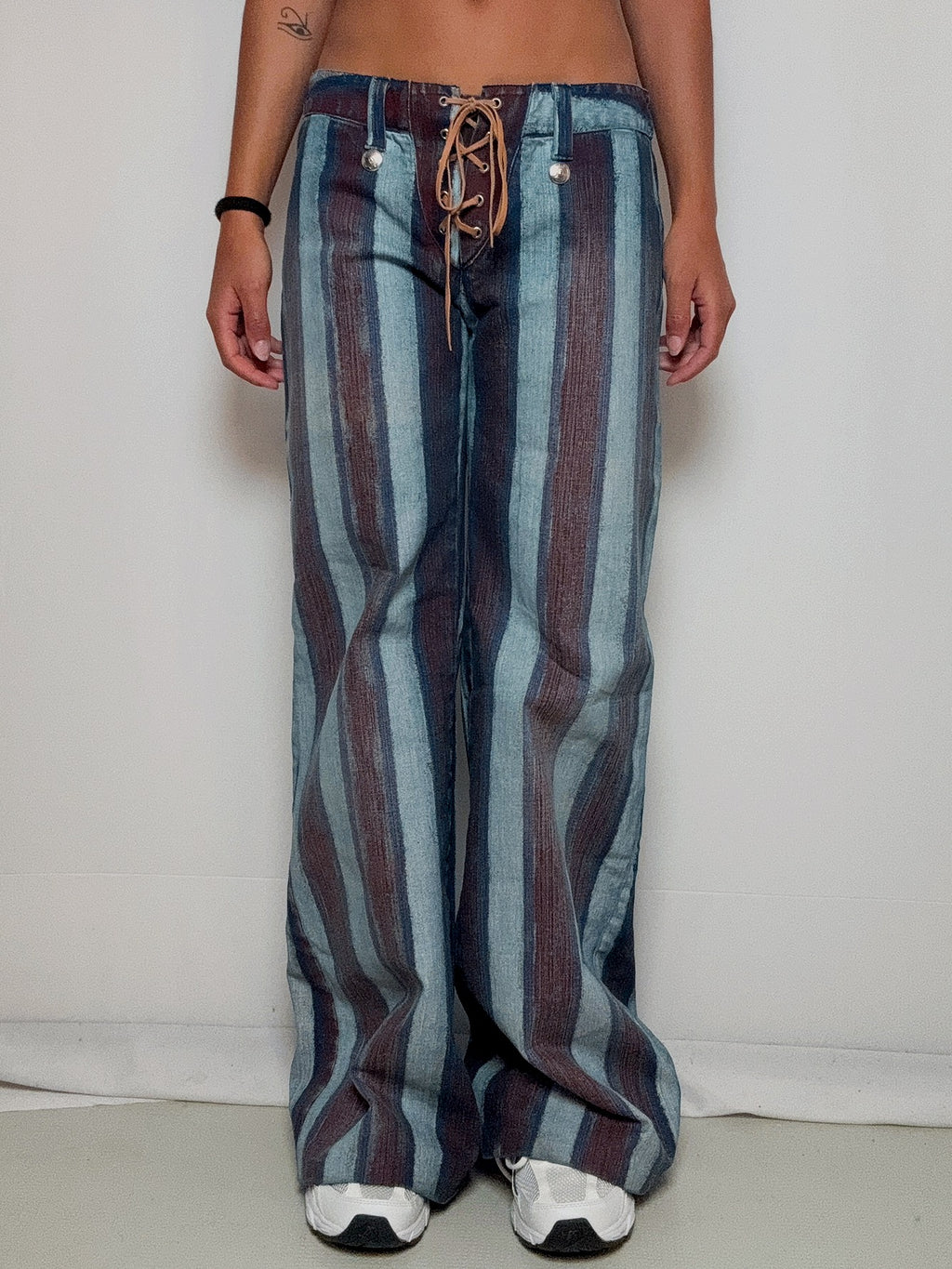 Jean rayé flaire M/L vintage