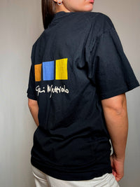 Schwarzes Vintage-T-Shirt Gr. M