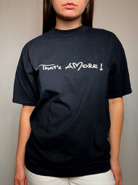 Schwarzes Vintage-T-Shirt Gr. M