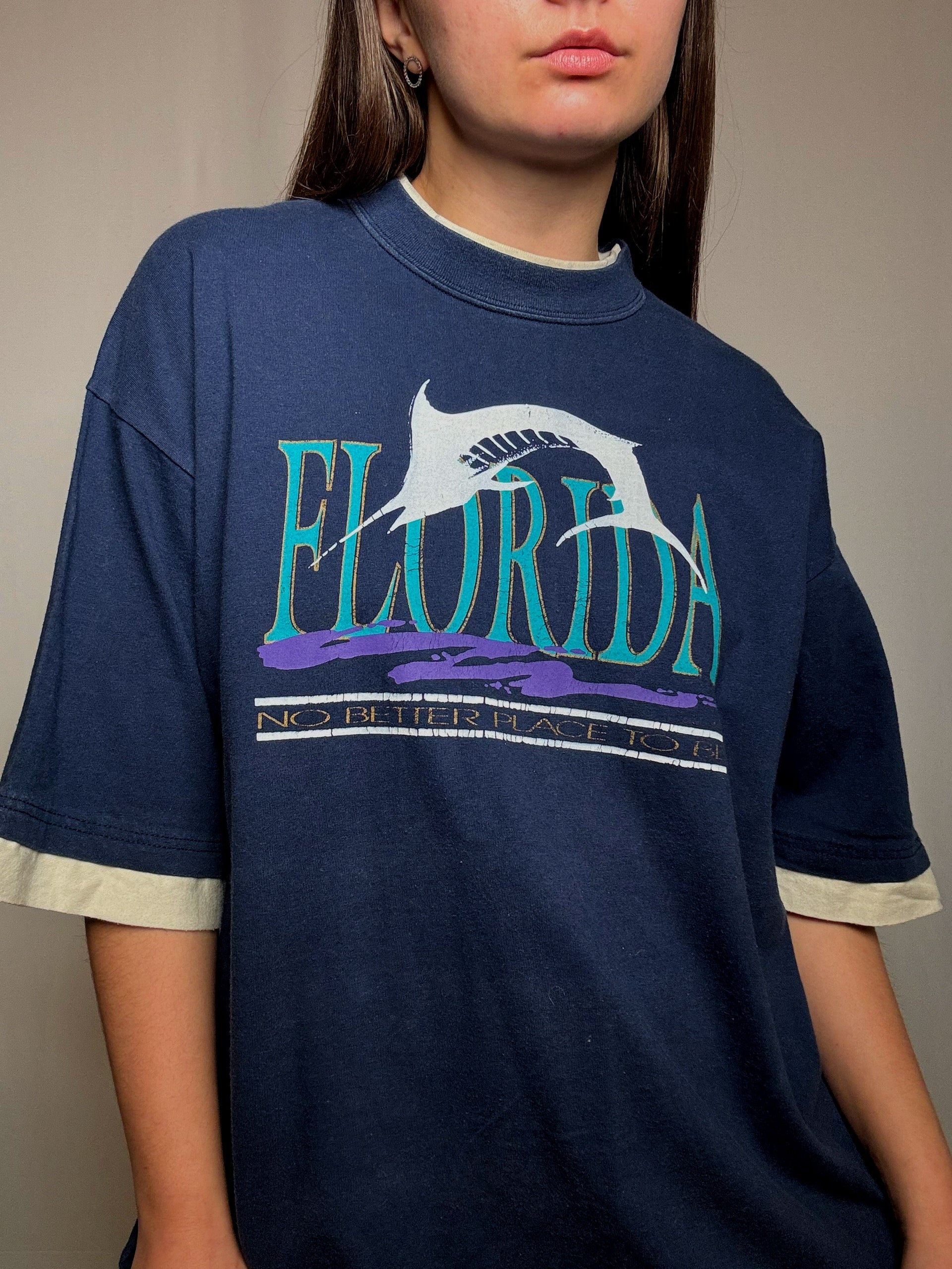 T-Shirt Florida Marine 2XL Vintage