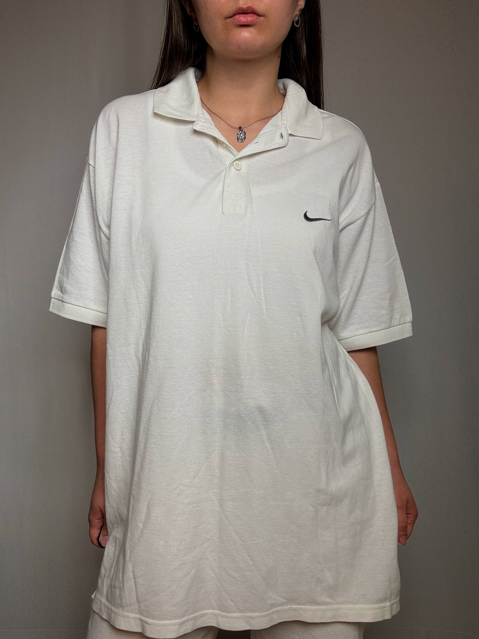Polo blanc Nike XL vintage