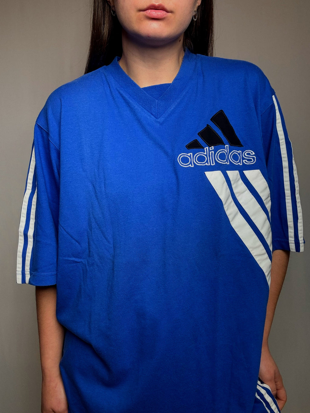Tshirt Adidas bleu XL vintage
