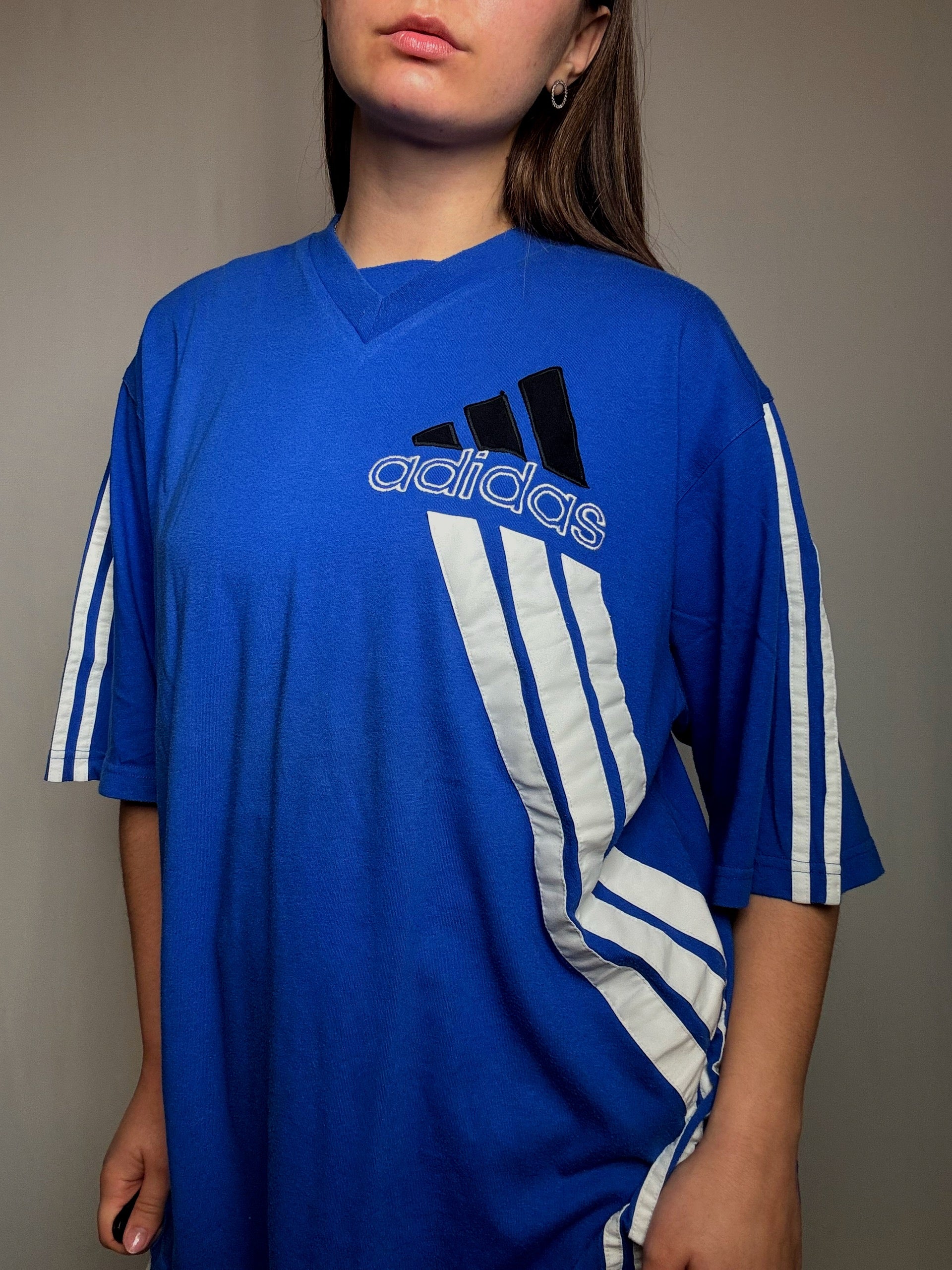 Tshirt Adidas bleu XL vintage
