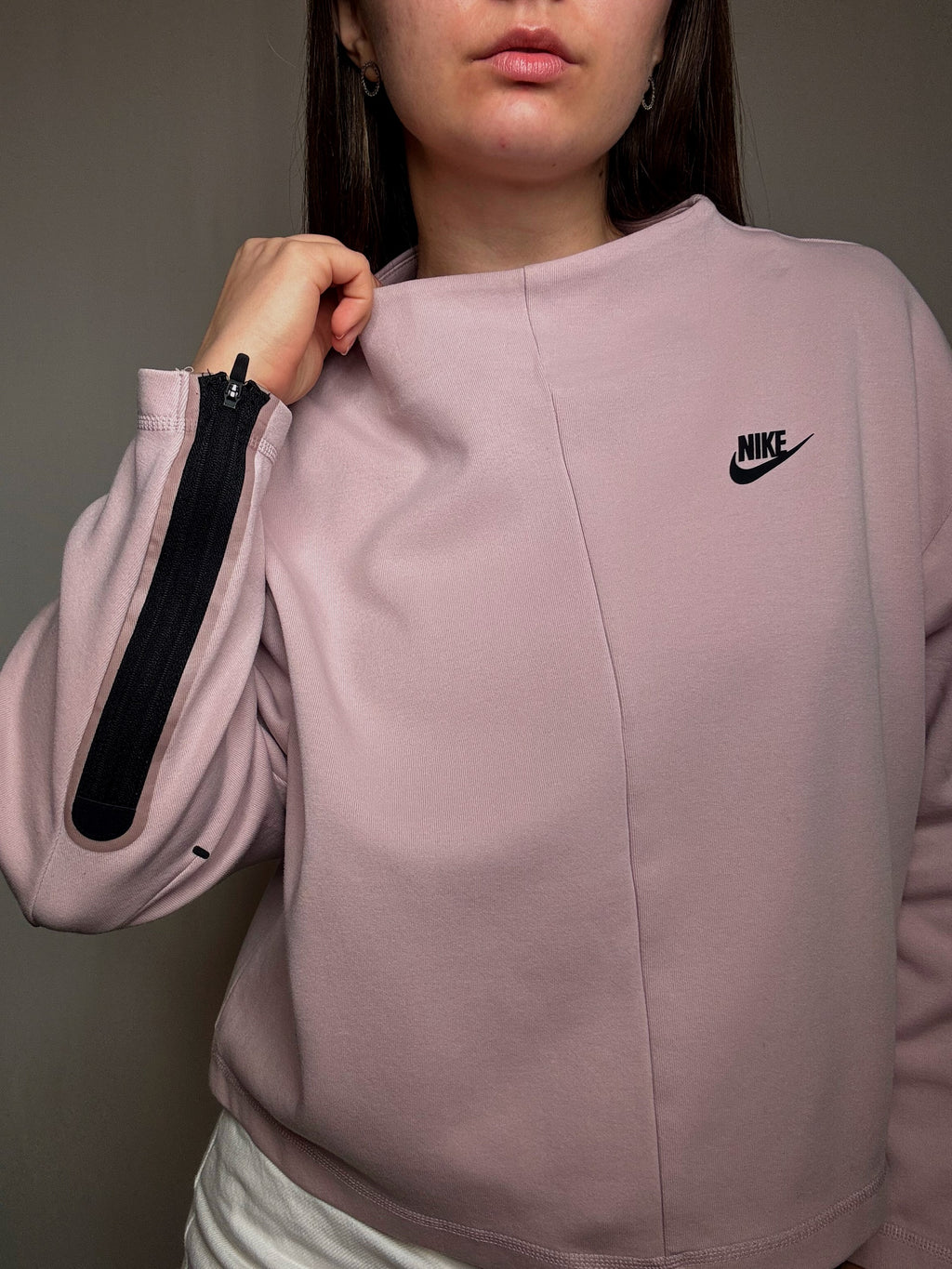 Nike M vintage stand-up collar sweatshirt