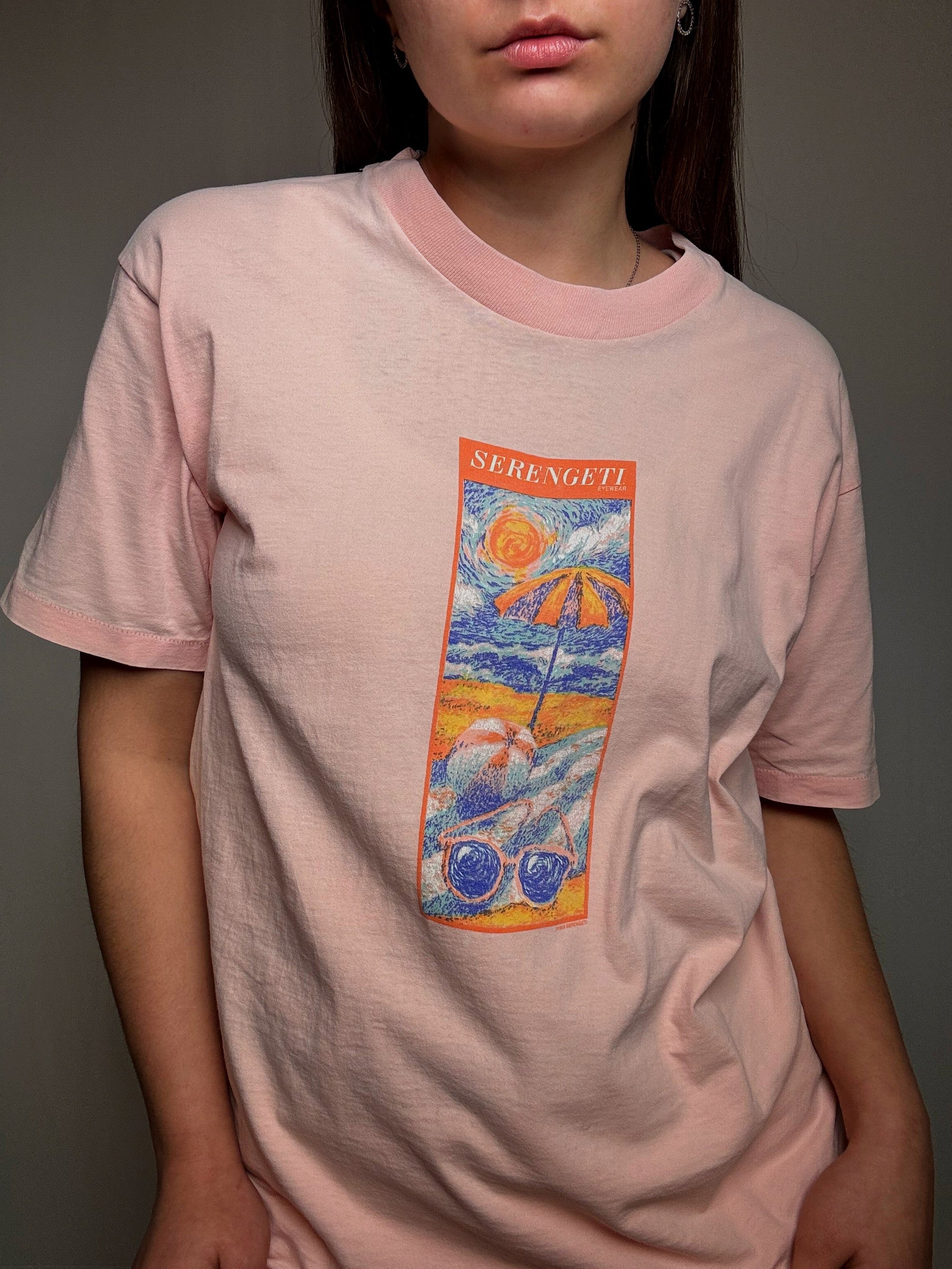 Tshirt rose L vintage