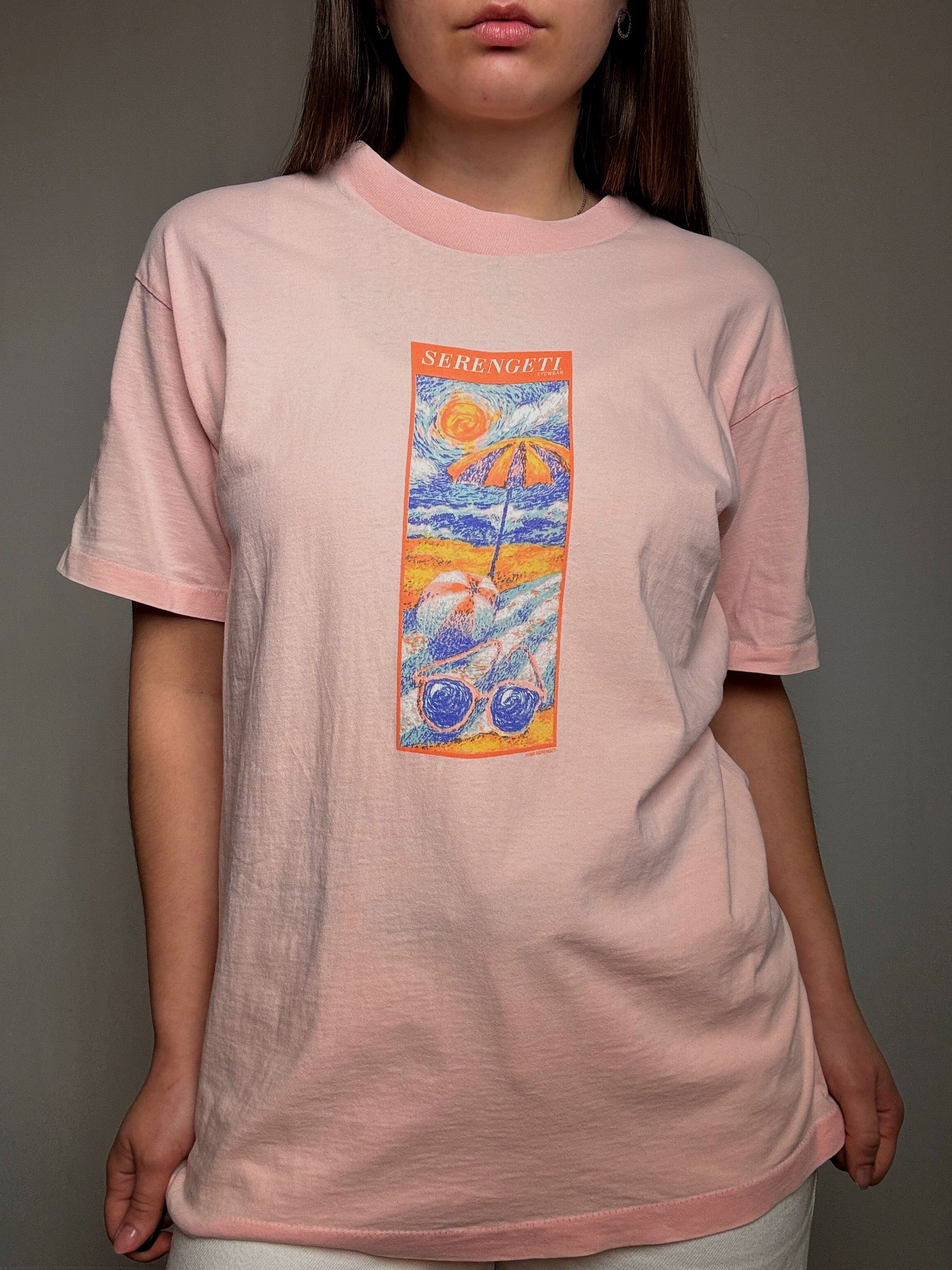 Tshirt rose L vintage