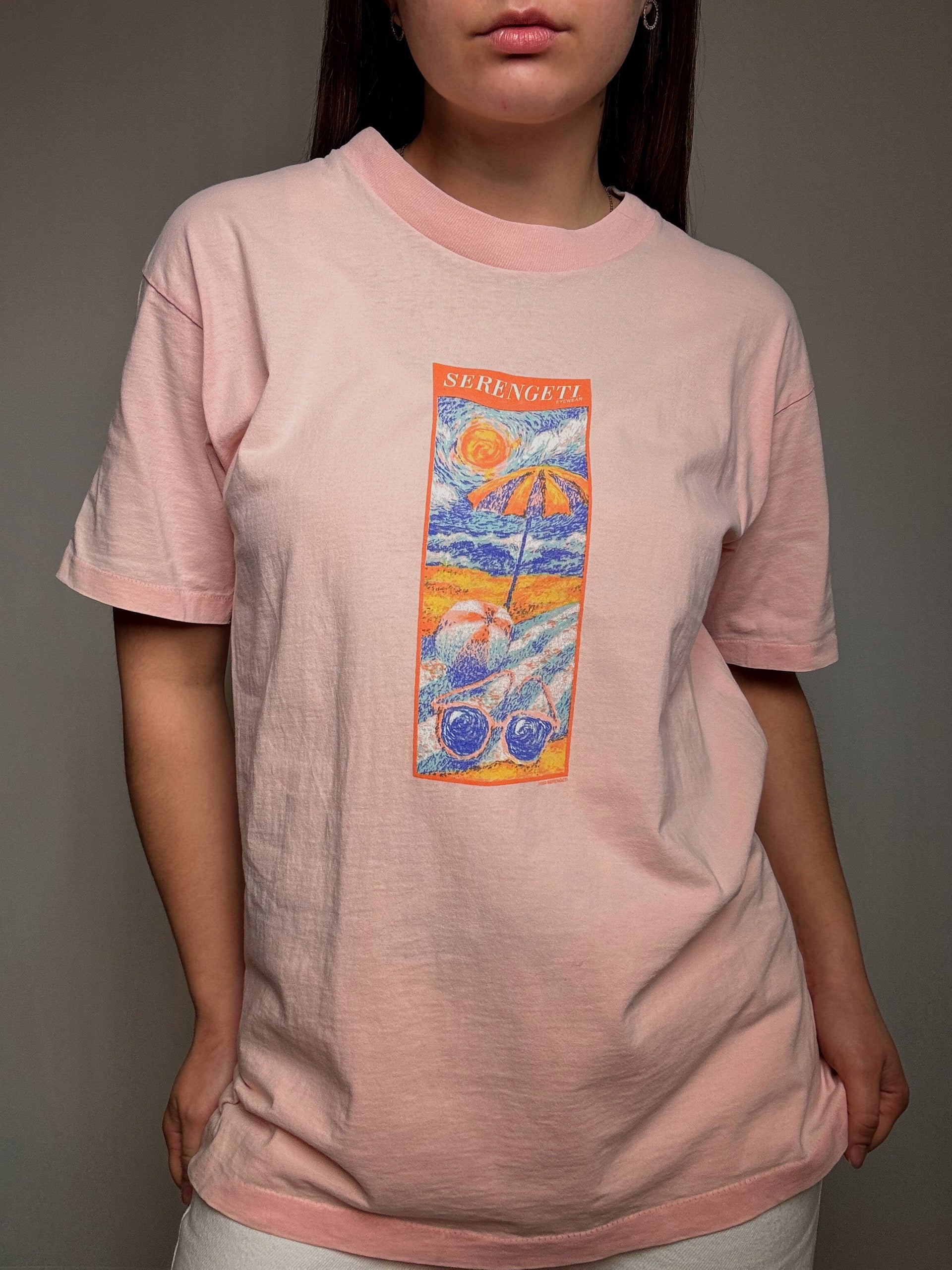 Tshirt rose L vintage