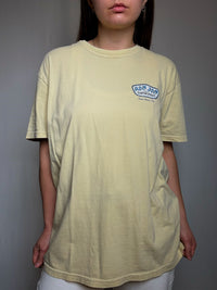 Gelbes T-Shirt, bequem, Buttergelb, Größe L, Vintage