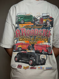 Tshirt blanc racing XXL vintage
