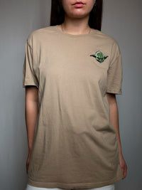 Tshirt beige brodé Yoda M vintage