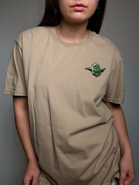 Tshirt beige brodé Yoda M vintage