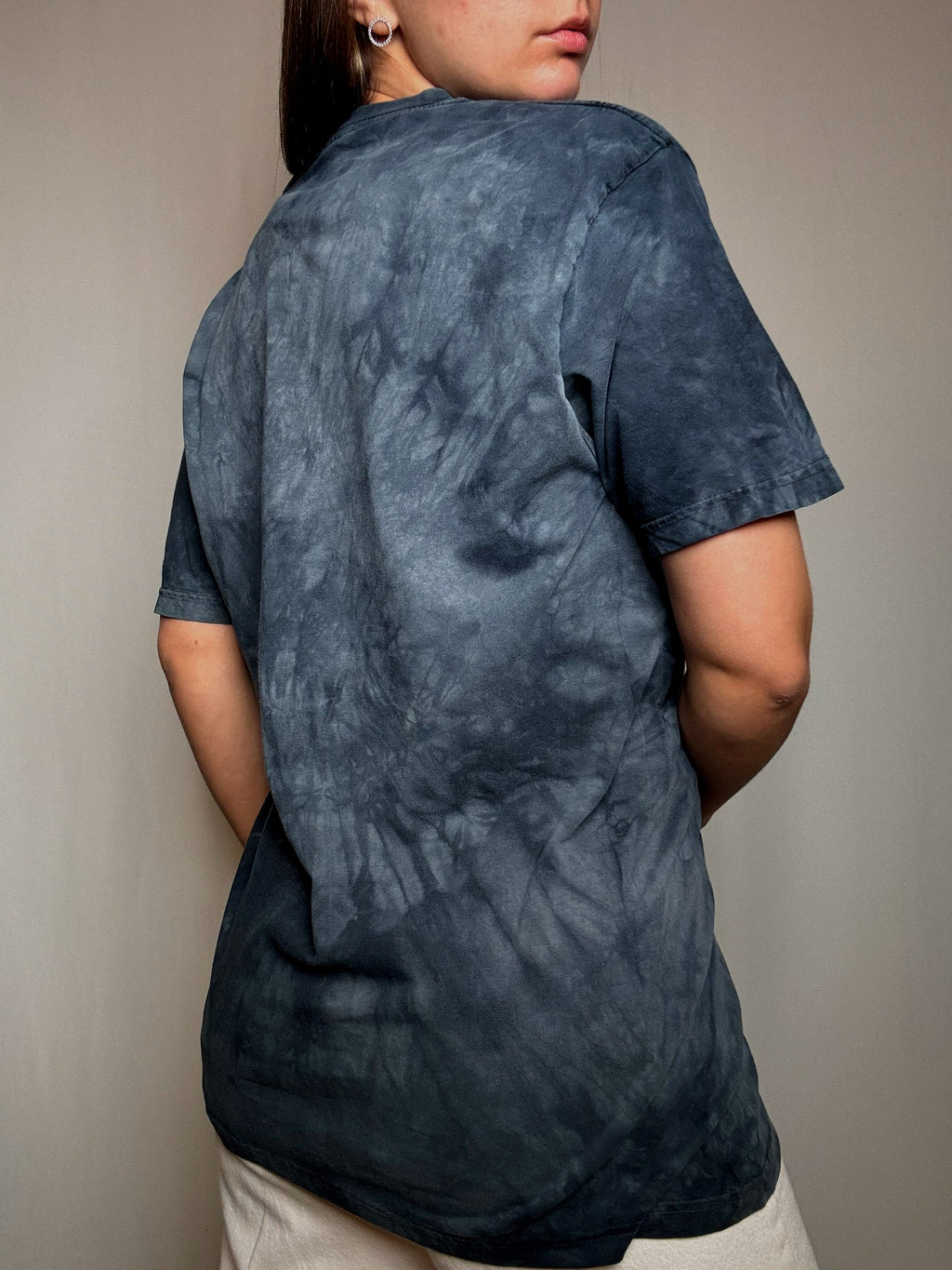 Verwaschenes T-Shirt Wolf Gr. M Vintage