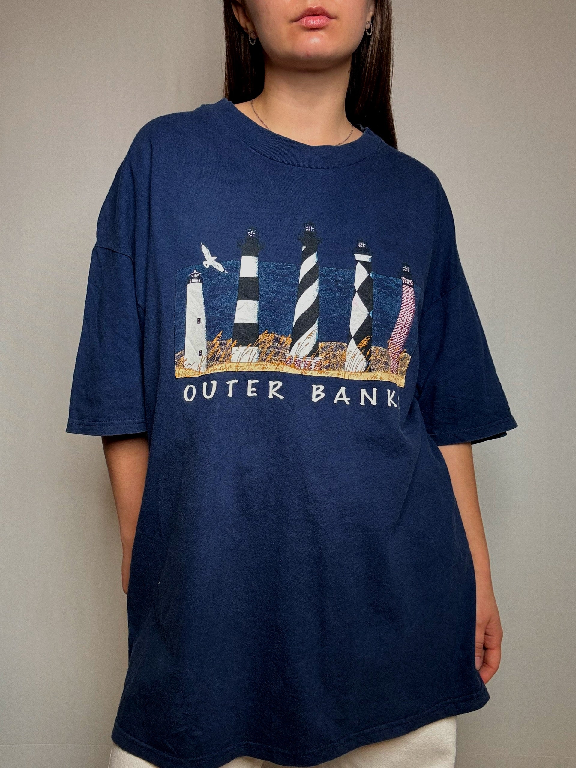 T-Shirt Outer Banks XXL Vintage