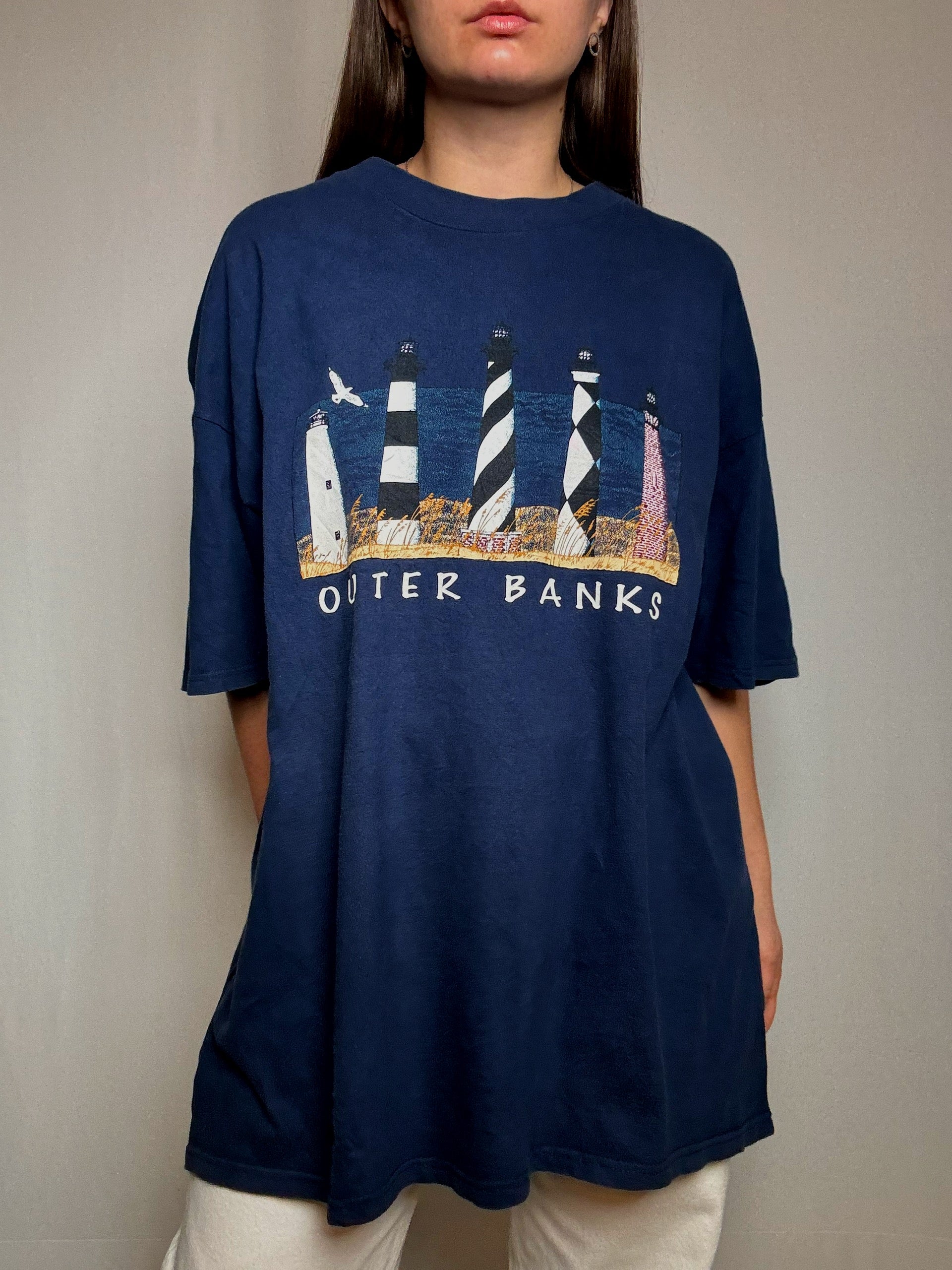 T-Shirt Outer Banks XXL Vintage