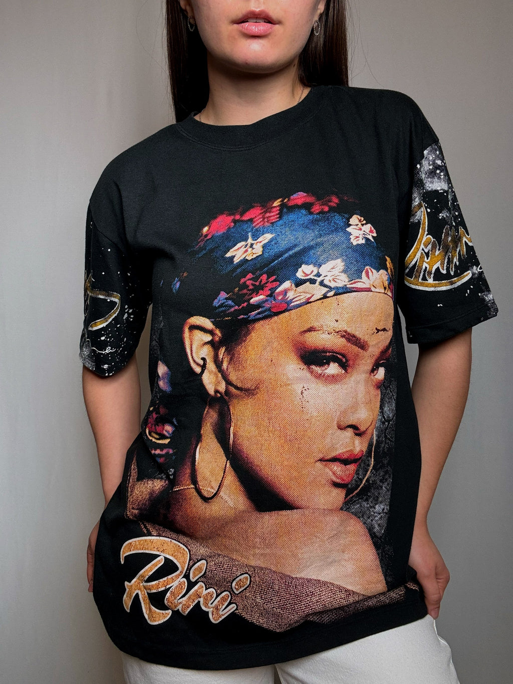 Tee shirt imprimé Rihanna L/XL vintage