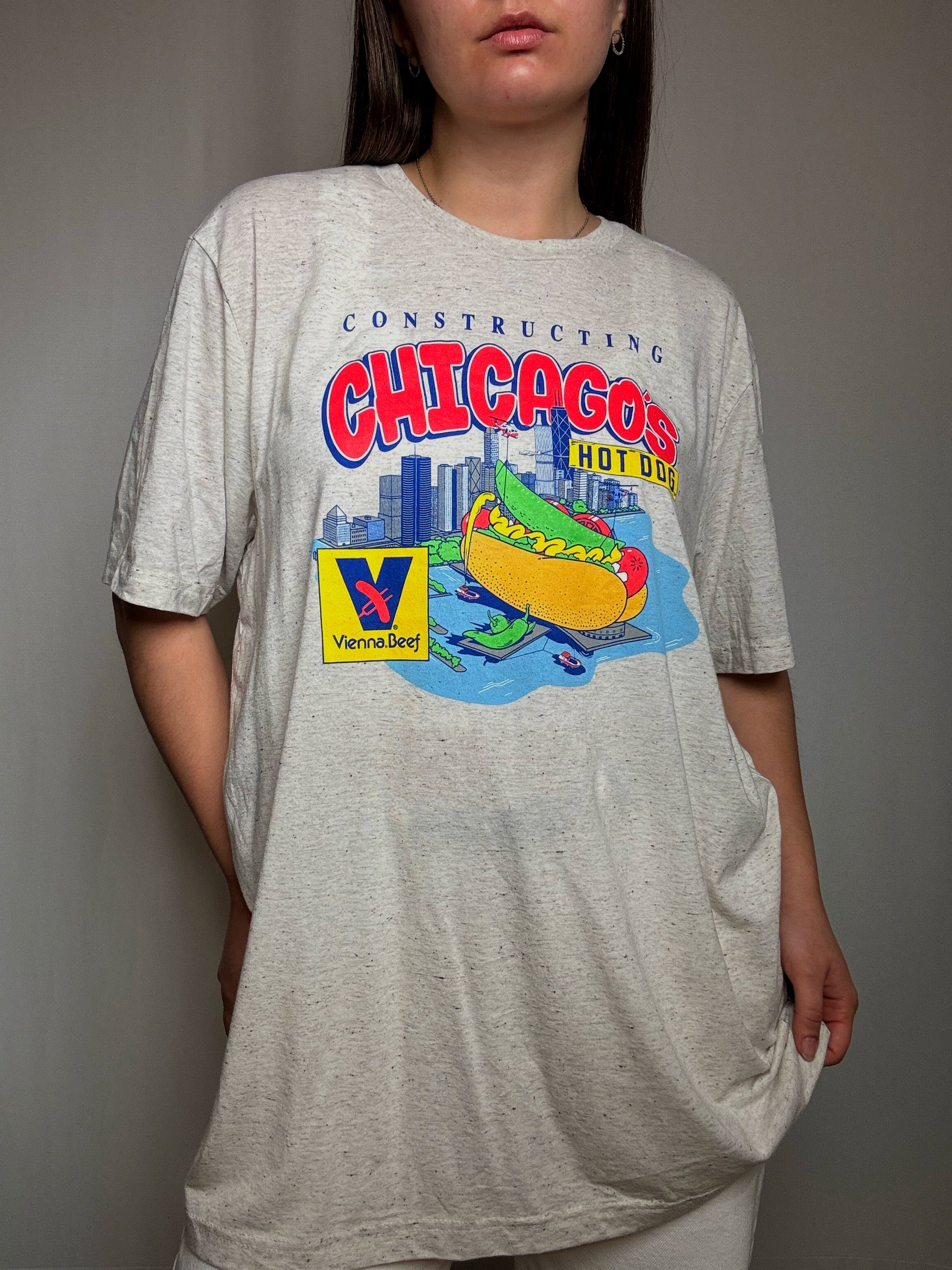 Bedrucktes Oversize Vintage-T-Shirt