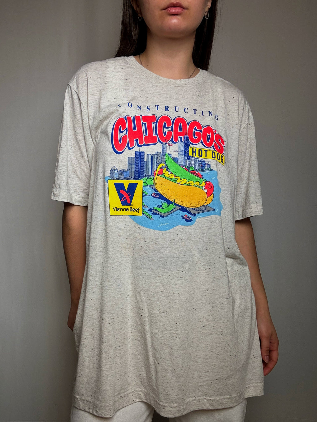 Bedrucktes Oversize Vintage-T-Shirt