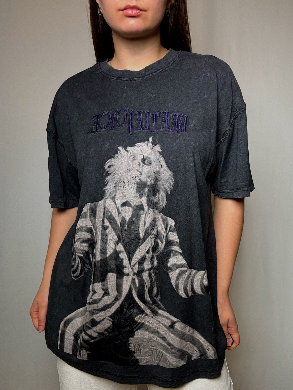 Tshirt délavé Bettlejuice L/XL vintage