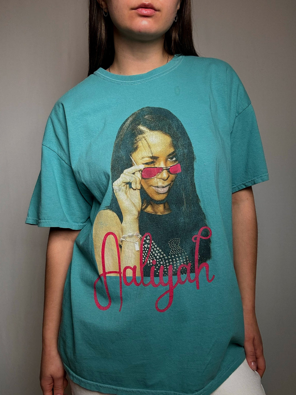 T-Shirt Aaliyah XL vintage