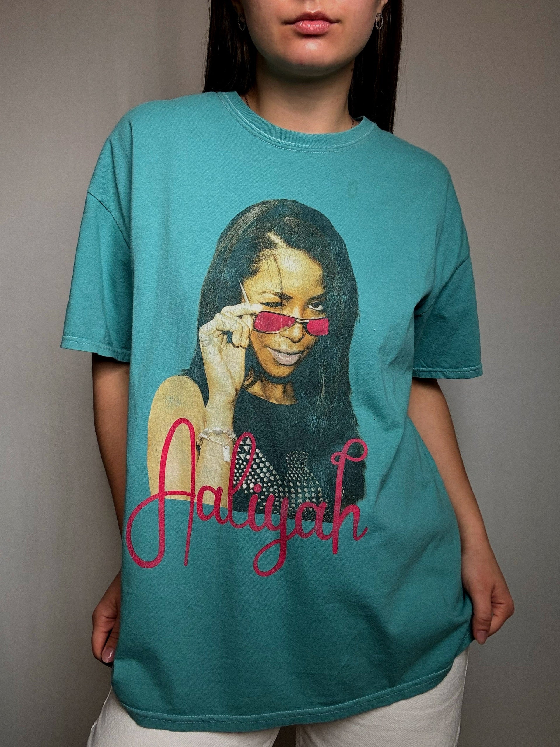 T-Shirt Aaliyah XL vintage