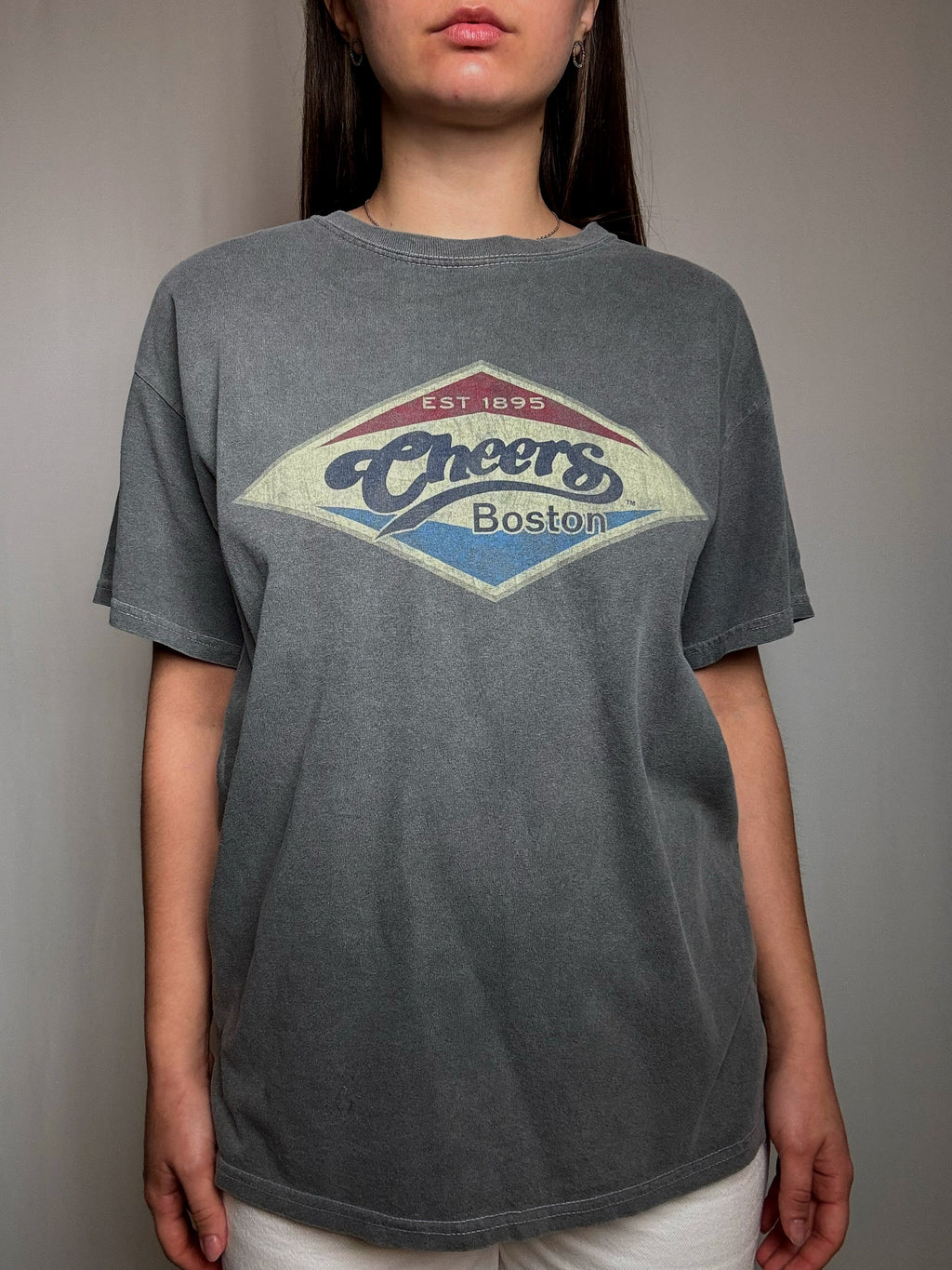 Grey Cheers L vintage T-shirt