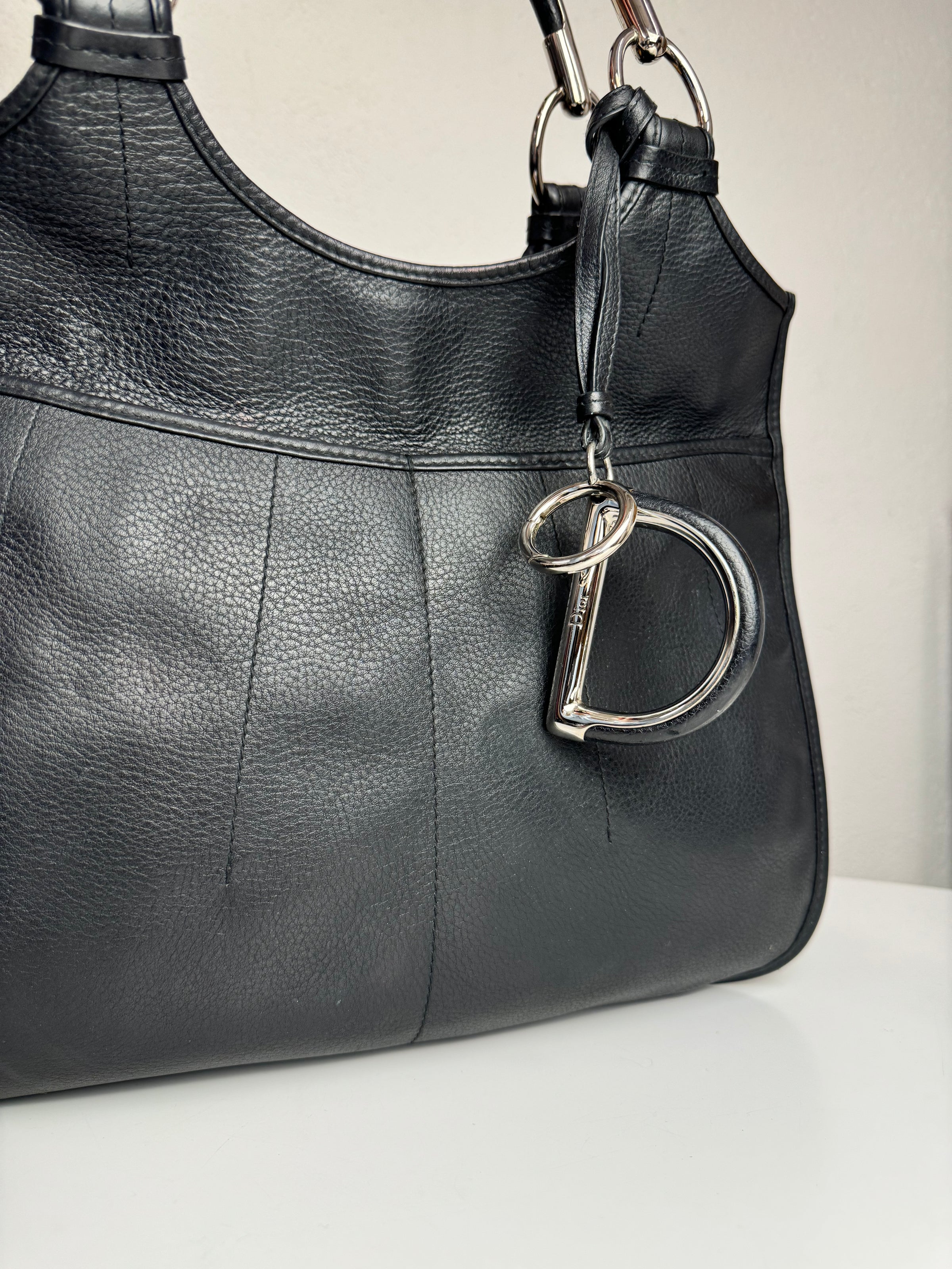 Sac Hobo DIOR noir vintage