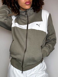 Jacket de sport kaki PUMA M vintage