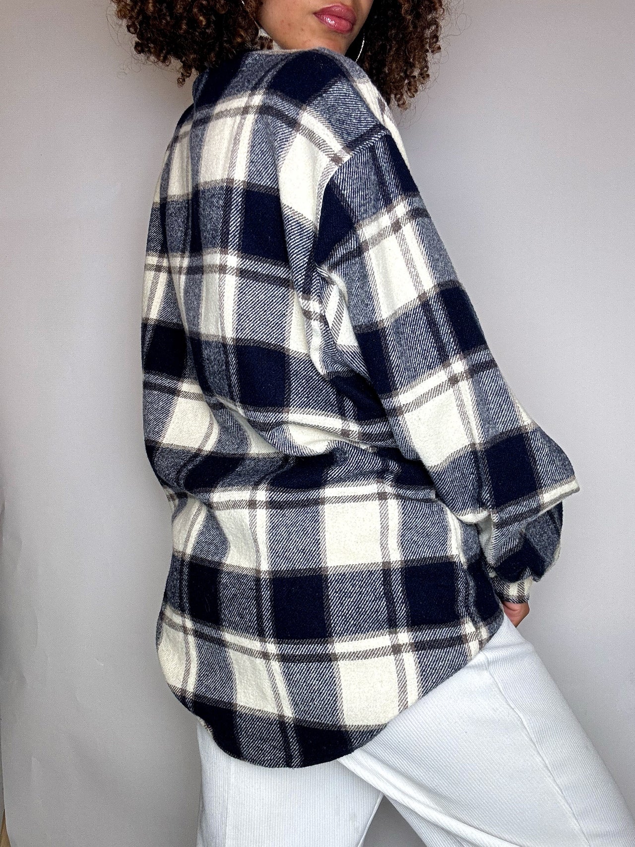 Chemise à carraux en flanelle L  vintage