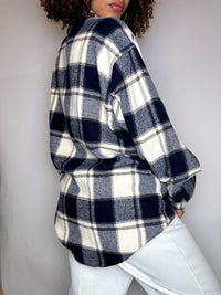 Chemise à carraux en flanelle L  vintage